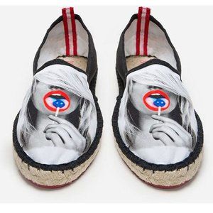 L’ESPADRILLE TROPEZIENNE SUCETTE ESPADRILLE SANDAL, SIZE US 37, MULTICOLOR